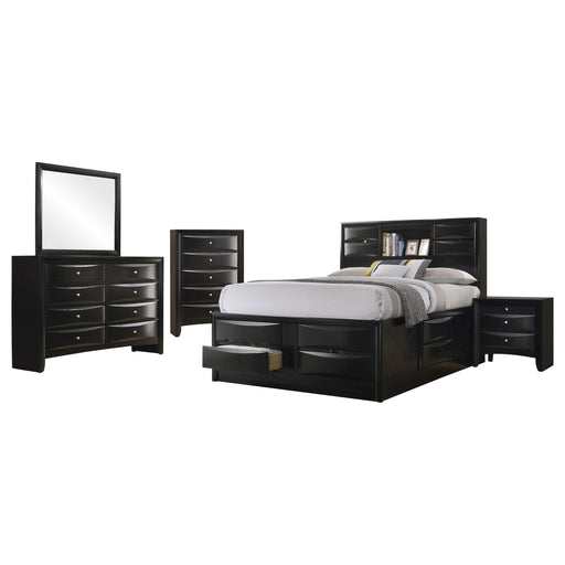 Briana 5-piece Queen Bedroom Set Black - alternate view