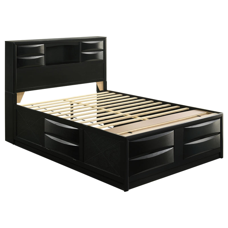 Briana 5-piece Queen Bedroom Set Black - detail 3