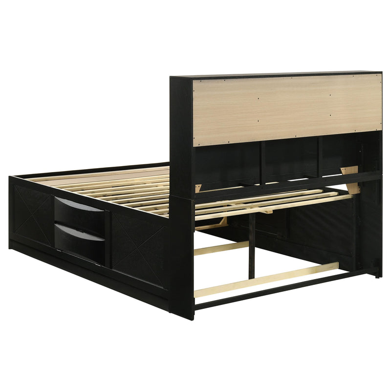 Briana 5-piece Queen Bedroom Set Black - detail 4