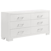 Jessica 6-drawer Dresser Snow White - alternate view