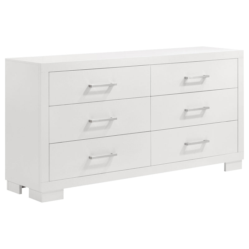 Jessica 6-drawer Dresser Snow White - alternate view
