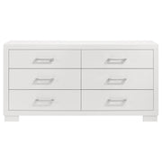 Jessica 6-drawer Dresser Snow White - detail 3
