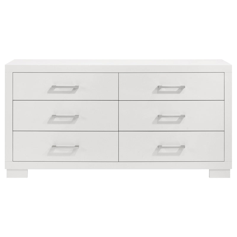Jessica 6-drawer Dresser Snow White - detail 3