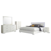 Felicity 6-piece Queen Bedroom Set White High Gloss - alternate view