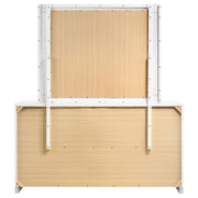Felicity 6-drawer Wood Dresser with Mirror White High Gloss - detail 7