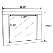 Felicity Dresser Mirror White High Gloss - detail 5