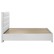 Felicity Eastern King Storage Bed White High Gloss - detail 6