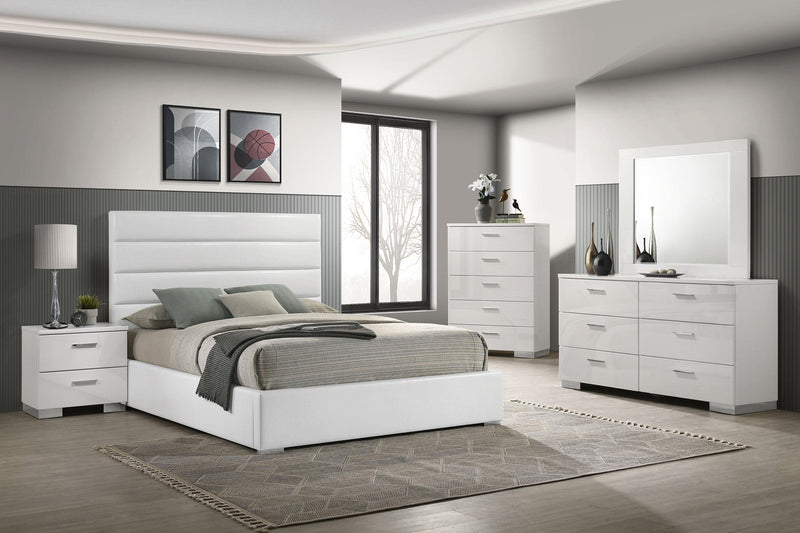 Felicity Bedroom Set (Upholstered Bed)