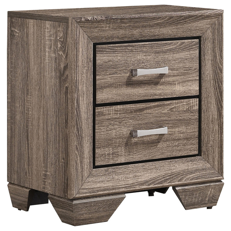 Kauffman 5-piece Queen Bedroom Set Washed Taupe - detail 4