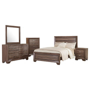 Kauffman 5-piece Queen Bedroom Set Washed Taupe - alternate view