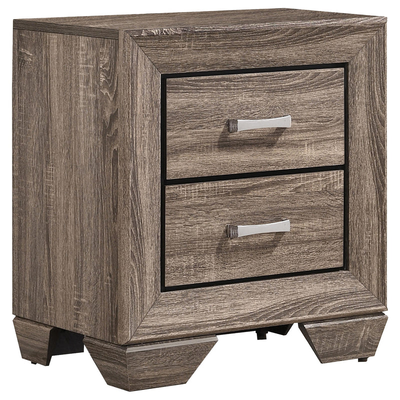 Kauffman 5-piece Queen Bedroom Set Washed Taupe - detail 4