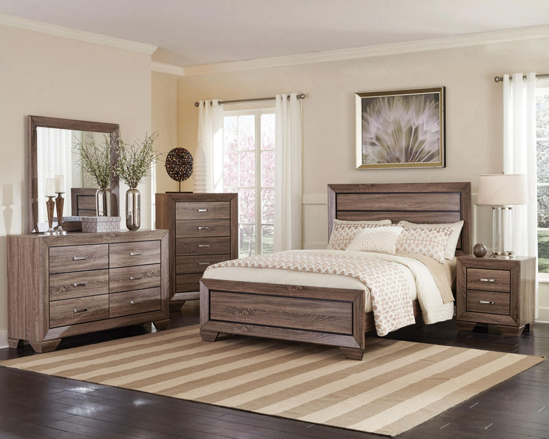 Kauffman Dresser Mirror Washed Taupe - detail 5