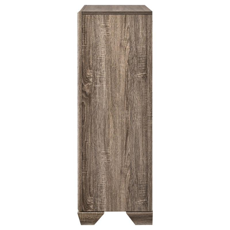Kauffman 5-drawer Bedroom Chest Washed Taupe - detail 5