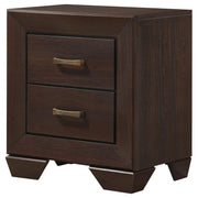 Kauffman 2-drawer Nightstand Dark Cocoa - detail 4