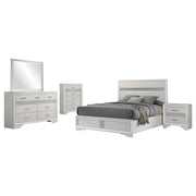 Miranda 5-piece Queen Bedroom Set White - alternate view
