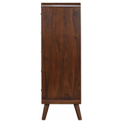 Robyn 5-drawer Bedroom Chest of Drawers Dark Walnut - detail 5