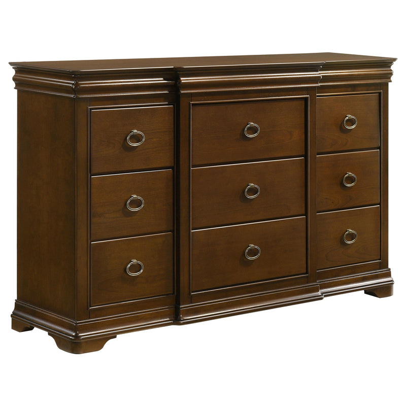 Garland 5-piece Queen Bedroom Set Brown Cherry - detail 7
