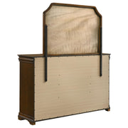 Garland 9-drawer Bedroom Dresser with Mirror Brown Cherry - detail 6