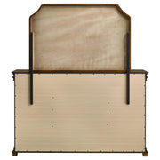 Garland 9-drawer Bedroom Dresser with Mirror Brown Cherry - detail 7