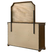Garland 9-drawer Bedroom Dresser with Mirror Brown Cherry - detail 8