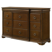 Garland 9-drawer Bedroom Dresser Cabinet Brown Cherry - detail 4