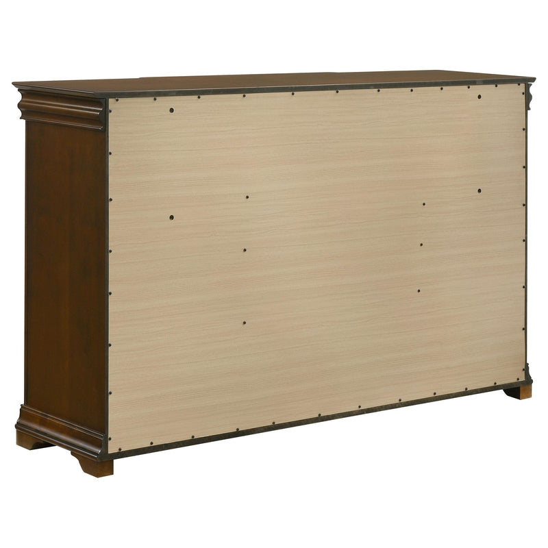 Garland 9-drawer Bedroom Dresser Cabinet Brown Cherry - detail 6