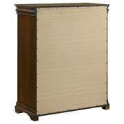 Garland 4-drawer Bedroom Chest of Drawers Brown Cherry - detail 6