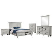 Franco 5-piece Queen Bedroom Set Distressed White - alternate view