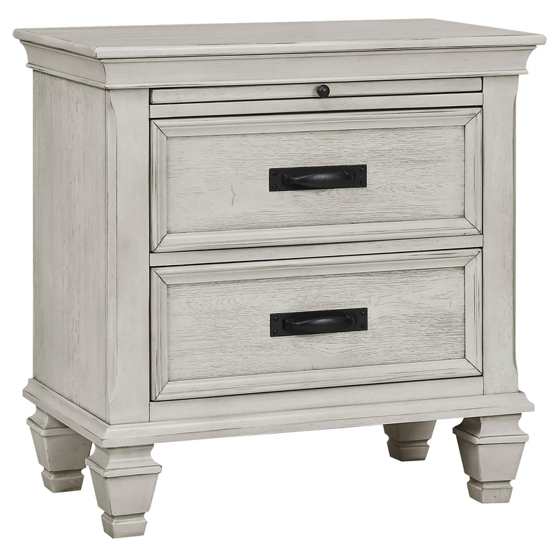 Franco 5-piece Queen Bedroom Set Distressed White - detail 5