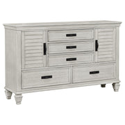 Franco 5-piece Queen Bedroom Set Distressed White - detail 6