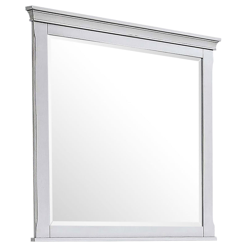 Franco Dresser Mirror Distressed White - alternate view