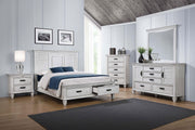 Franco Dresser Mirror Distressed White - detail 4