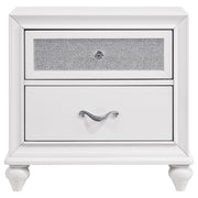 Barzini 2-drawer Nightstand White - detail 3