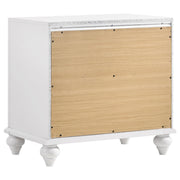 Barzini 2-drawer Nightstand White - detail 6