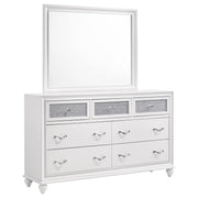 Barzini 7-drawer Dresser with Mirror White - alternate view