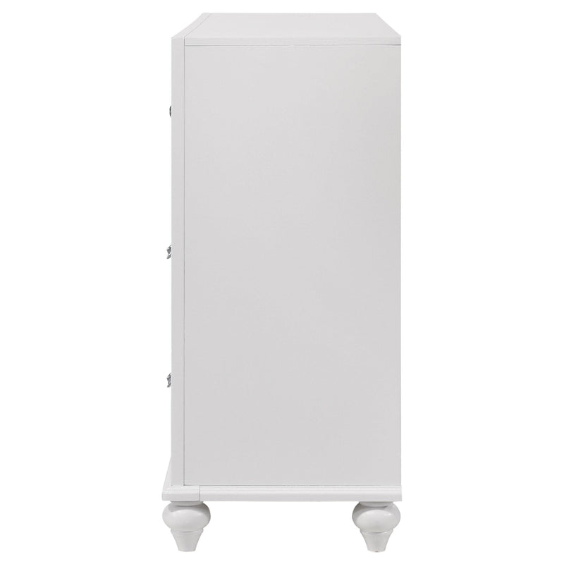 Barzini 7-drawer Dresser White - detail 5