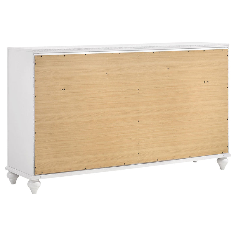 Barzini 7-drawer Dresser White - detail 6