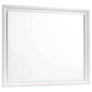 Barzini Dresser Mirror White - alternate view