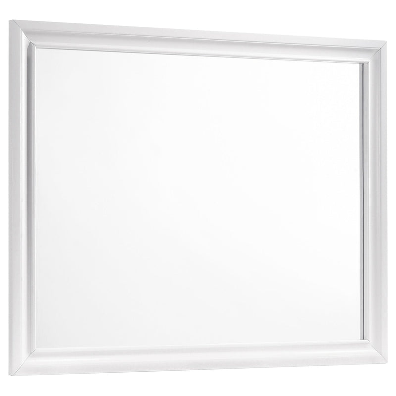 Barzini Dresser Mirror White - alternate view