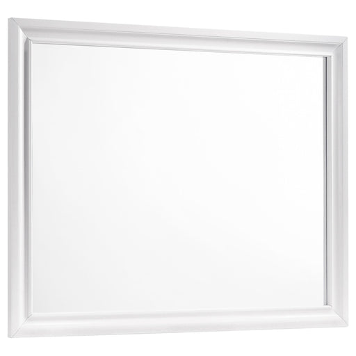 Barzini Dresser Mirror White - alternate view