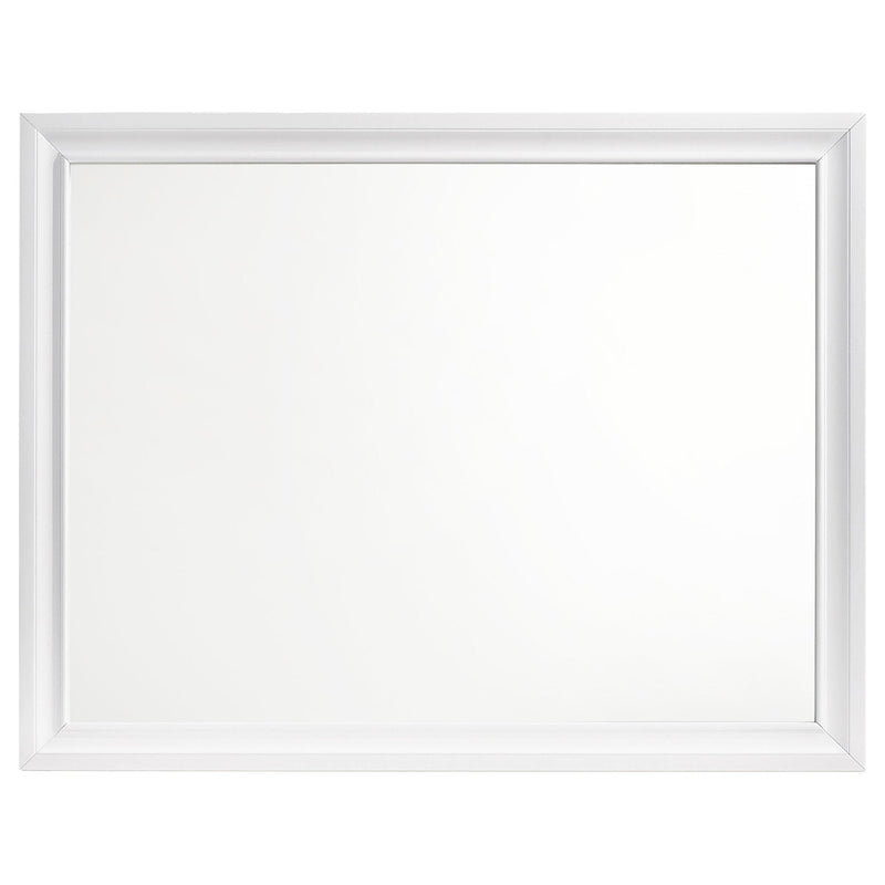 Barzini Dresser Mirror White - detail 3
