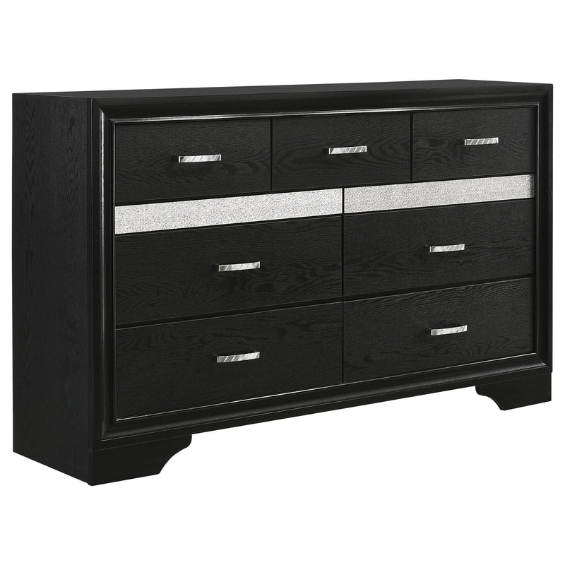 Miranda 5-piece Queen Bedroom Set Black - detail 7