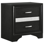 Miranda 5-piece Queen Bedroom Set Black - detail 5