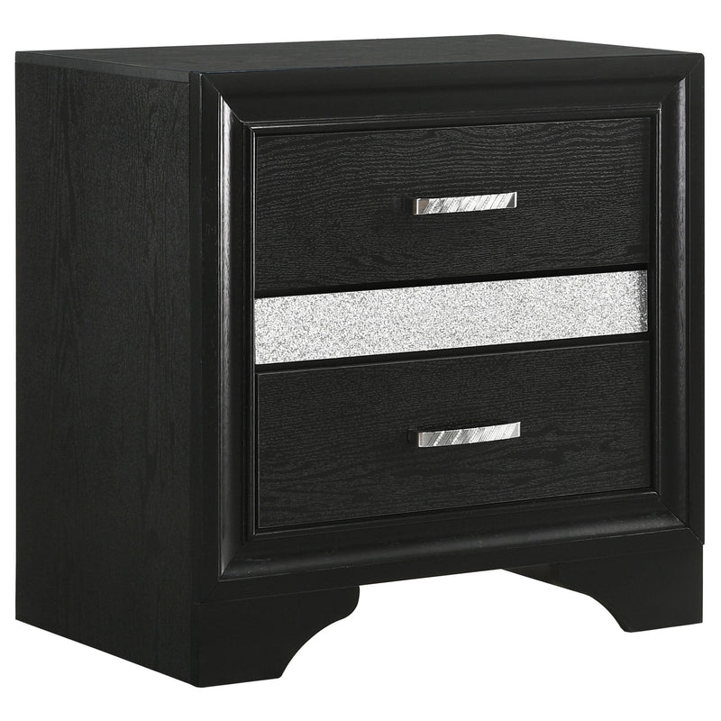 Miranda 5-piece Queen Bedroom Set Black - detail 5