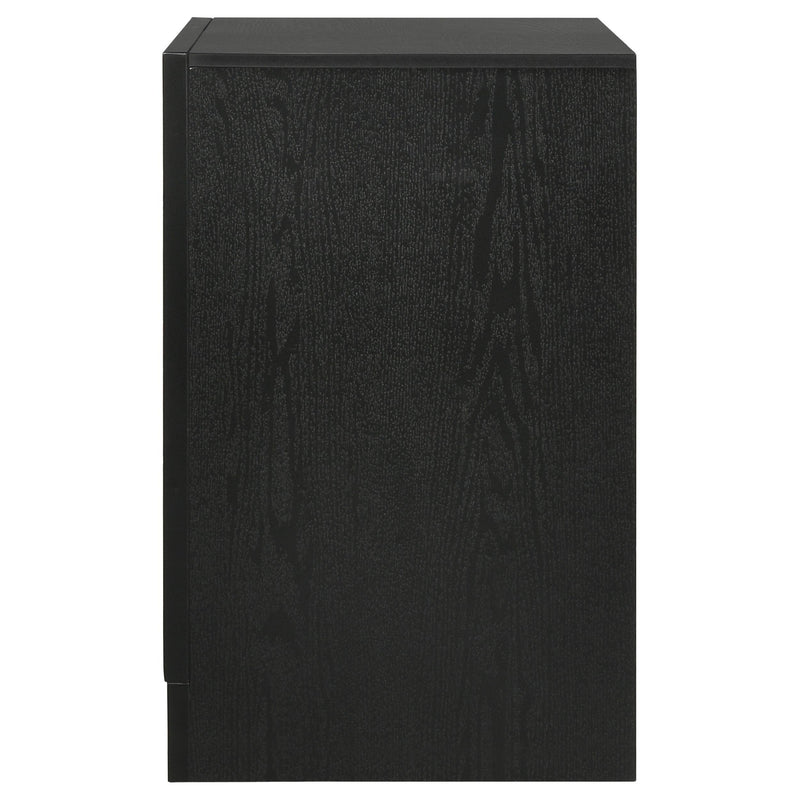 Miranda 3-drawer Nightstand Bedside Table Black - detail 5