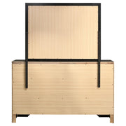 Miranda 7-drawer Dresser with Mirror Black - detail 7