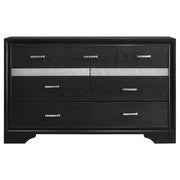 Miranda 9-drawer Dresser Black - detail 3