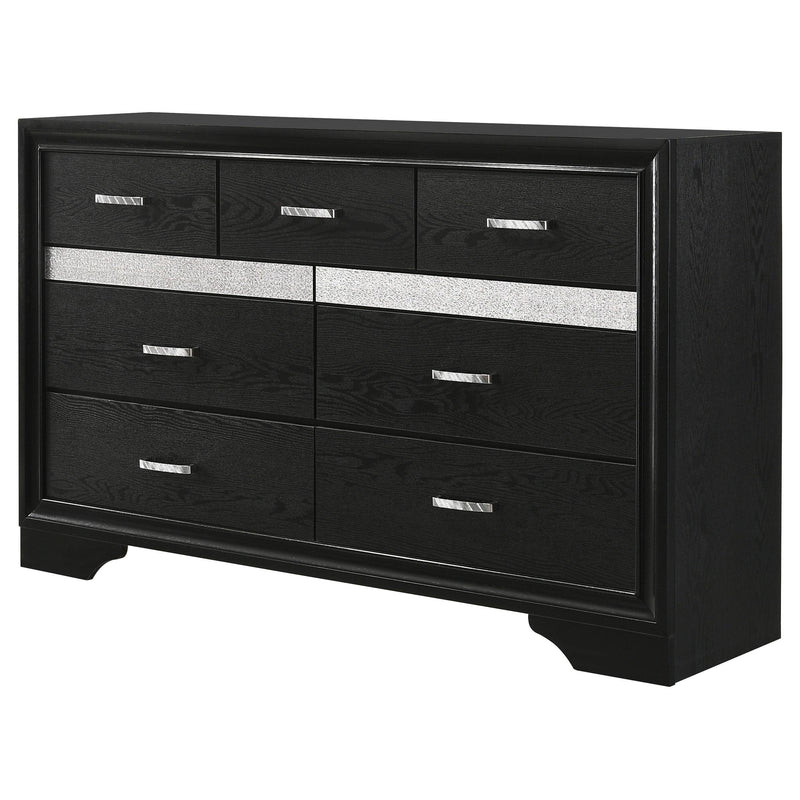 Miranda 9-drawer Dresser Black - detail 4