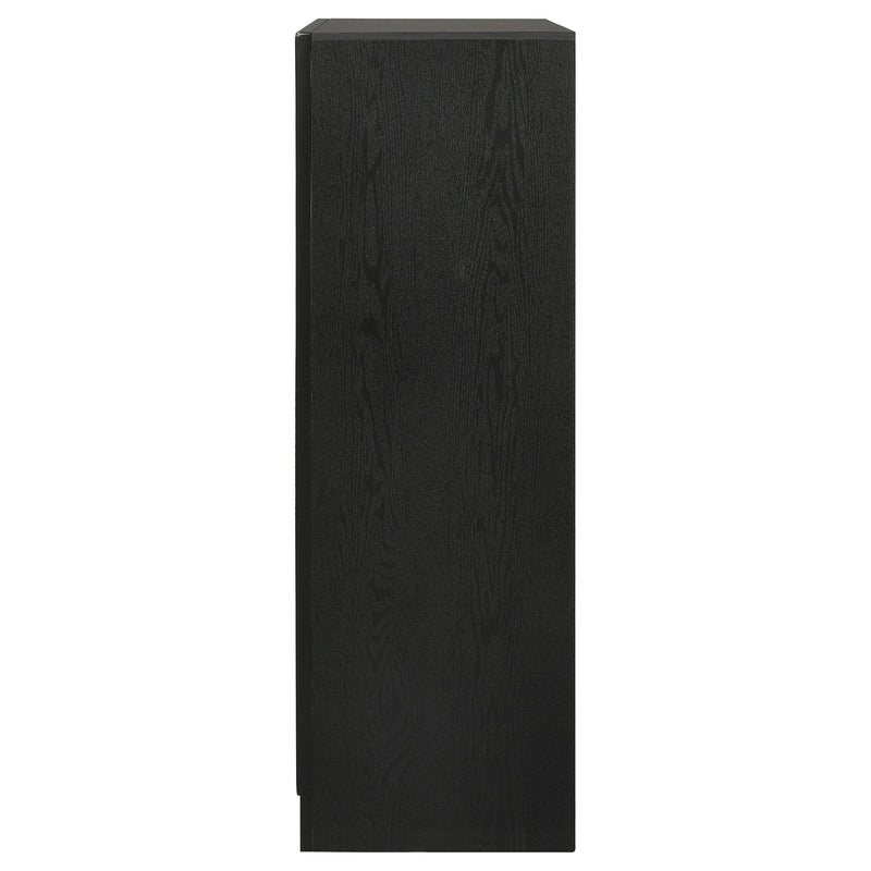 Miranda 6-drawer Bedroom Chest Black - detail 5