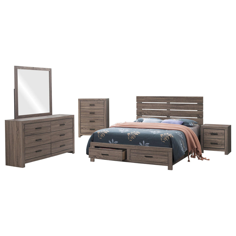 Brantford 5-piece Queen Bedroom Set Barrel Oak - alternate view